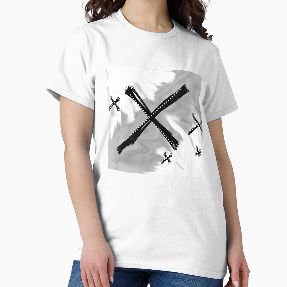Minimal Grunge x Design Abstract Line Art- Inverted by Systems.tl