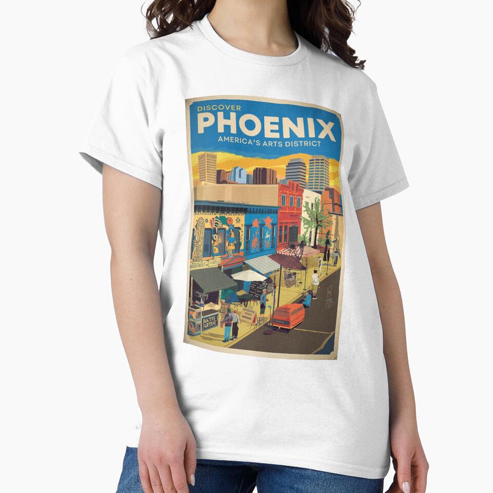 Phoenix Vintage Travel Poster by TravelerRat