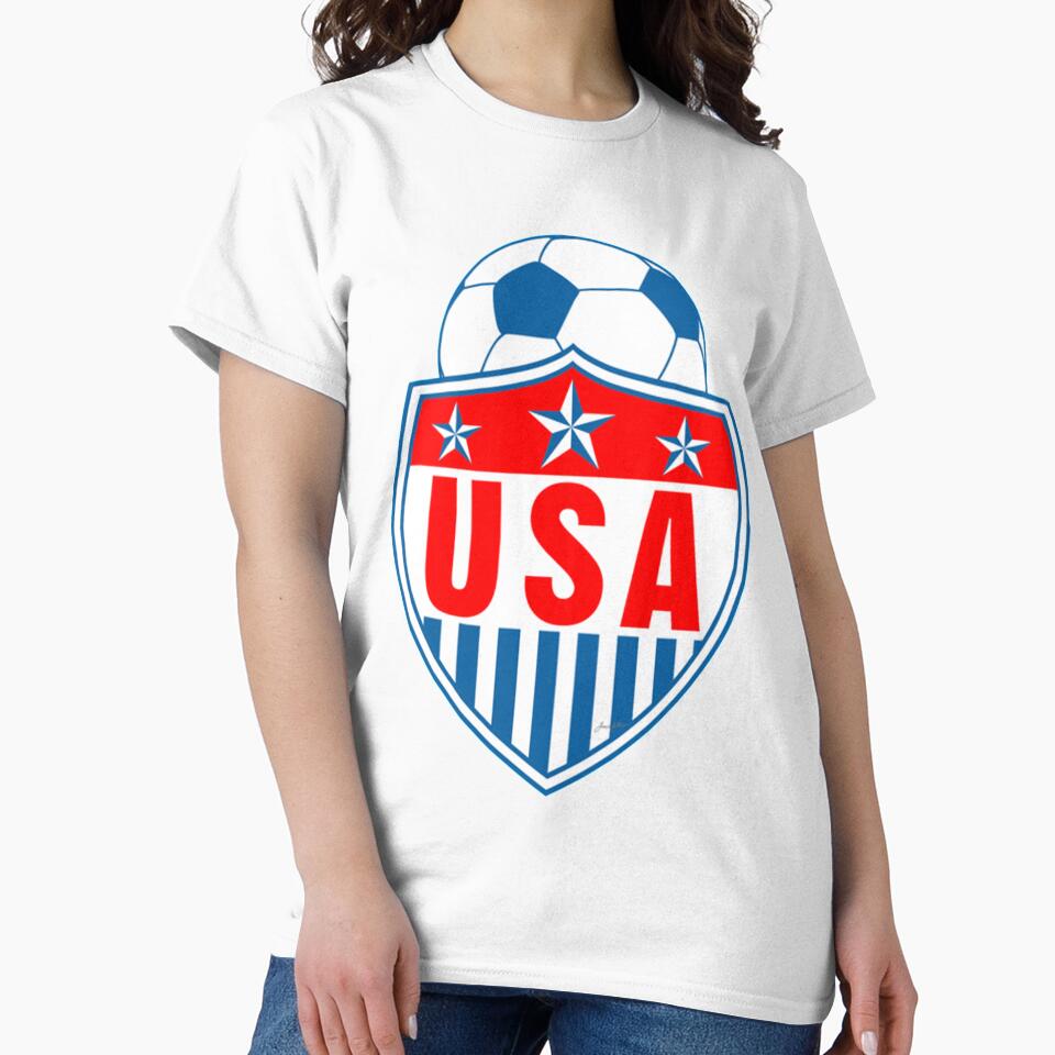 Usa Soccer Shield by IsabellasVintag