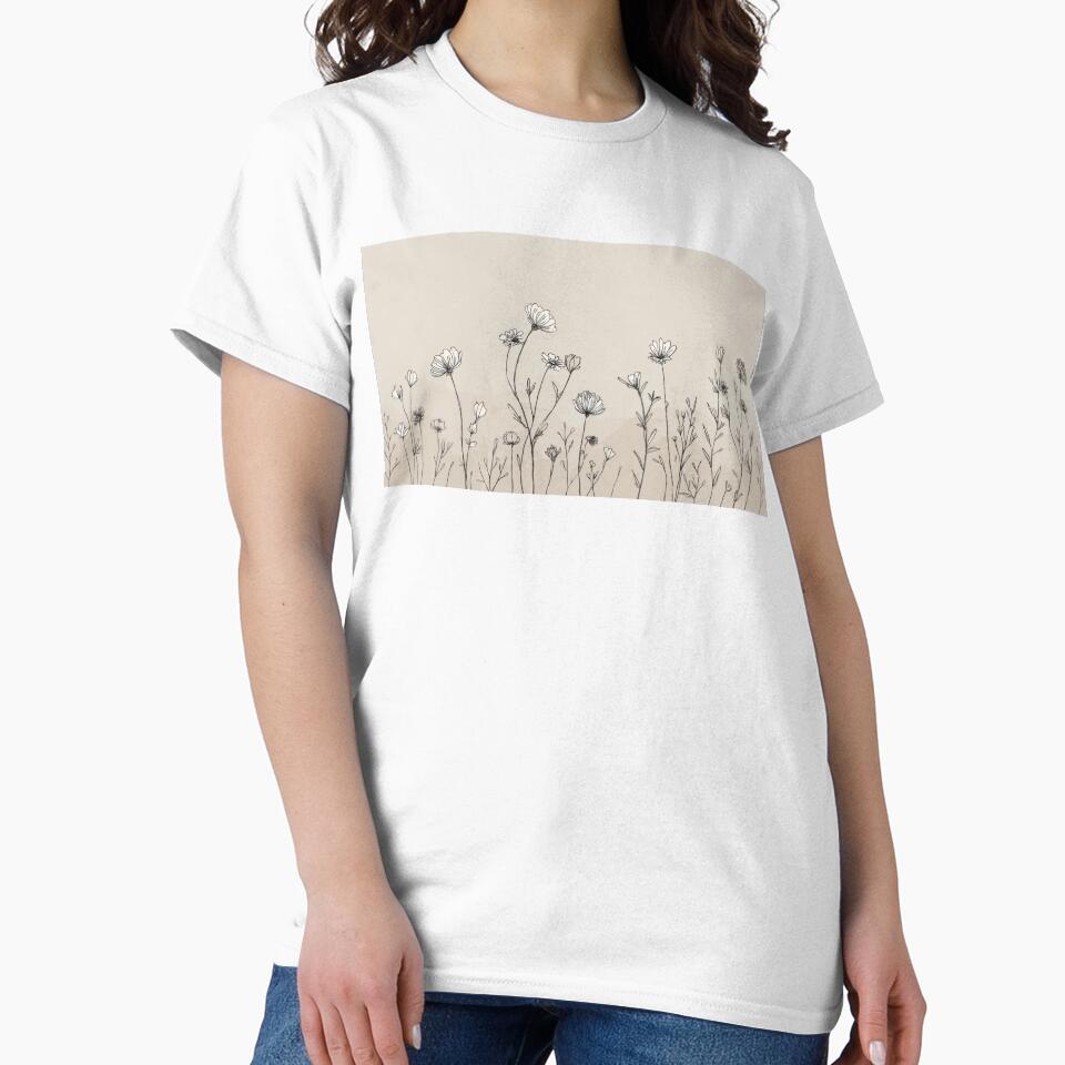 Floral sketches on plain by anytka