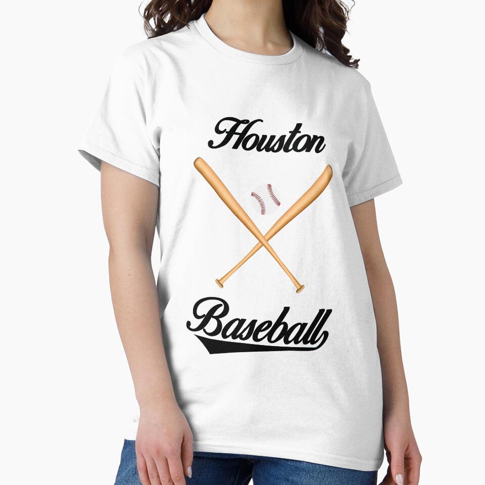 Houston Baseball T-Shirt for Men and Women by AllStarMerch