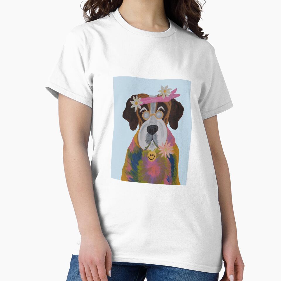 Saint Bernard Hippie by Squirreldumplings