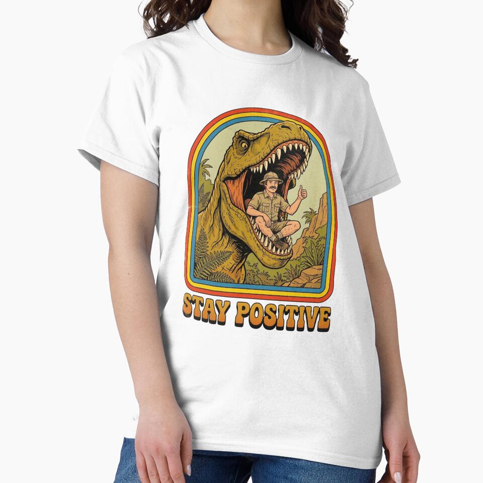 Stay Positive Vintage Retro by ACHIZ