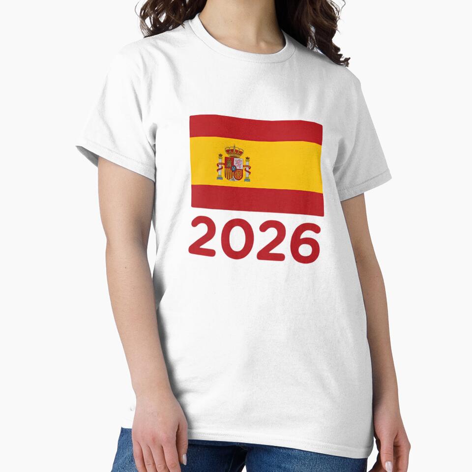 Spain Flag 2026 World Cup Football Fan Design | Spanish Soccer Supporter Merchandise by 21 Tulips
