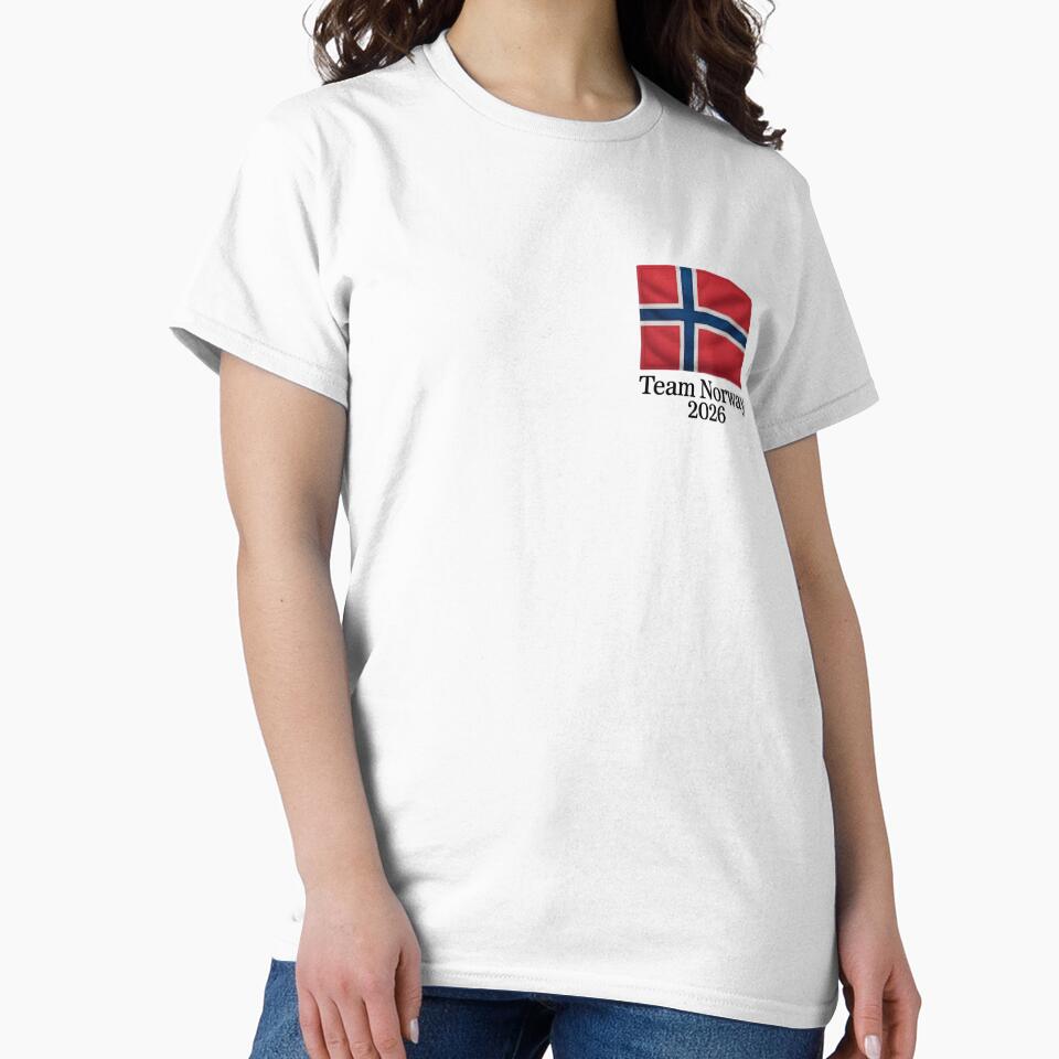 Team Norway 2026  Soccer Fan T-Shirt V17 by DBWStudios