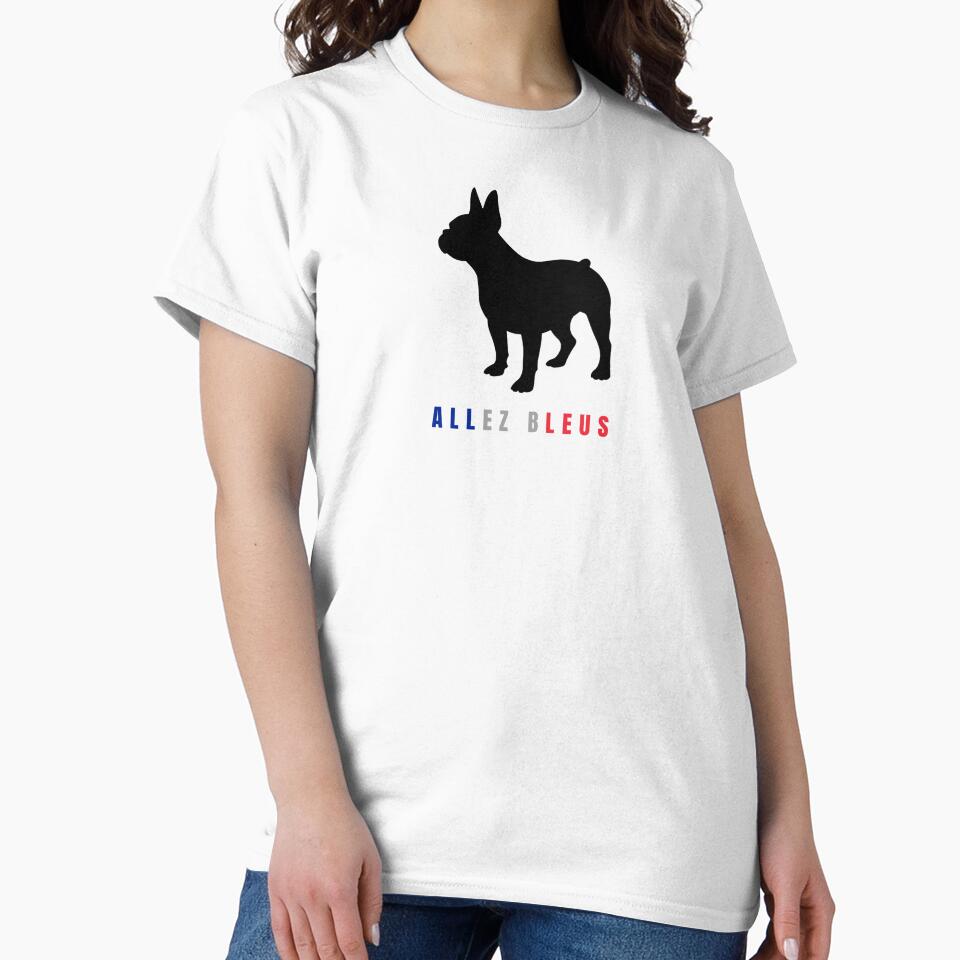 French Bulldog France Soccer Tournament Silhouette by TailPrints