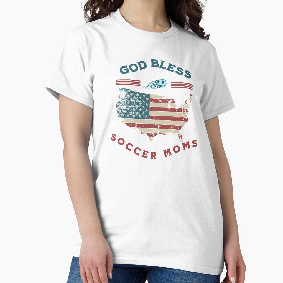 Patriotic God Bless Soccer Moms by TheUSAFantasy