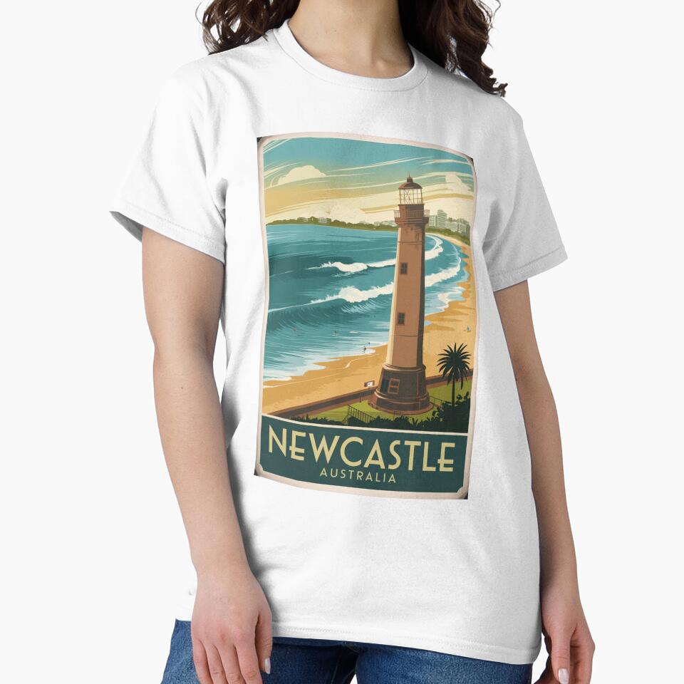NewcastleVintage Travel Poster by TravelerRat