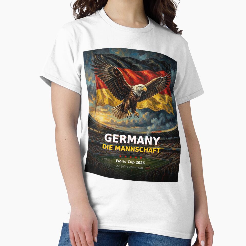 Germany Die Mannschaft - World Cup 2026 Soccer Fan Tee by SunnyDesign82
