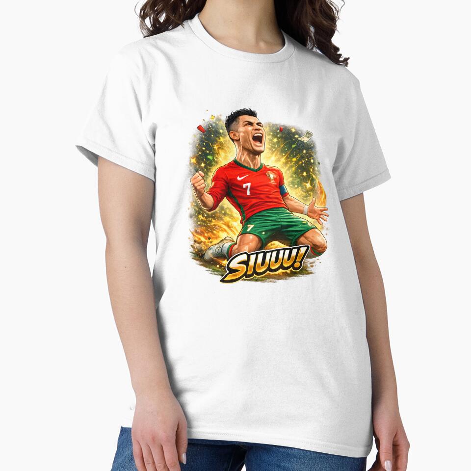 CR7 SIUUU Celebration Cartoon – Legendary Football Goal Celebration by KawaiiOrbit