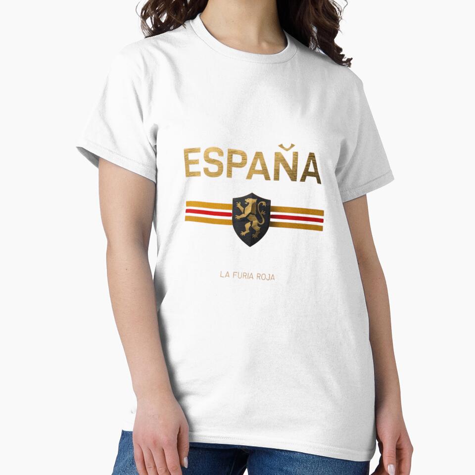España Football Lion Crest - Spain La Furia Roja Soccer by PACS0011