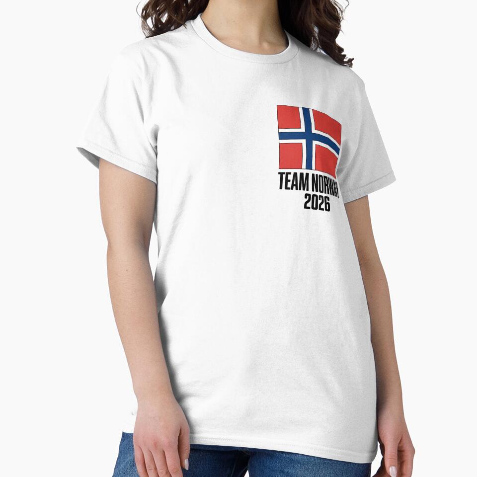 Team Norway 2026  Soccer Fan T-Shirt V12 by DBWStudios