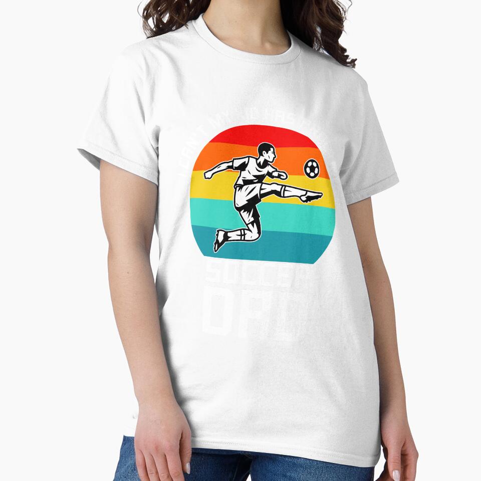 I Can't My Kid Has Practice Soccer Dad Retro Sunset Sports by Abaseen