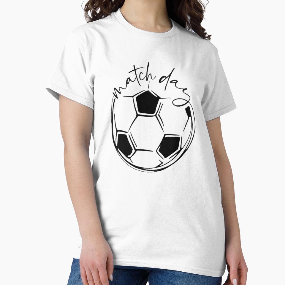Minimalist Football Match Day Hand - Drawn Soccer Ball by digitalbob60