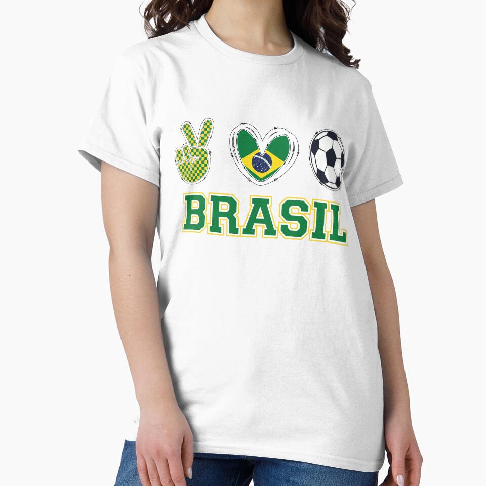 Brazil-Inspired Graphic Tee for Everyday Style by Colorful Designs