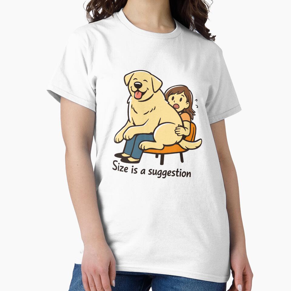 Size Is a Suggestion Big Dog by SnappyPNG