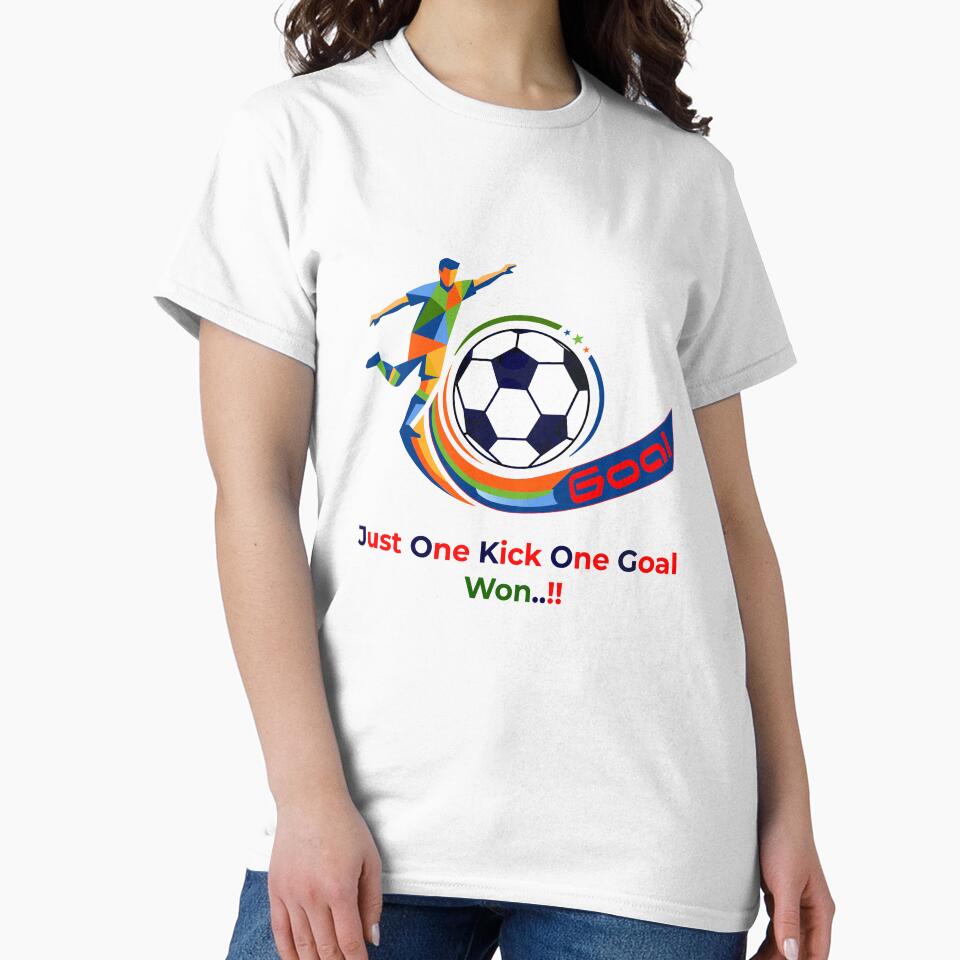 Football Striker Goal Celebration - Just One Kick by Print Expert
