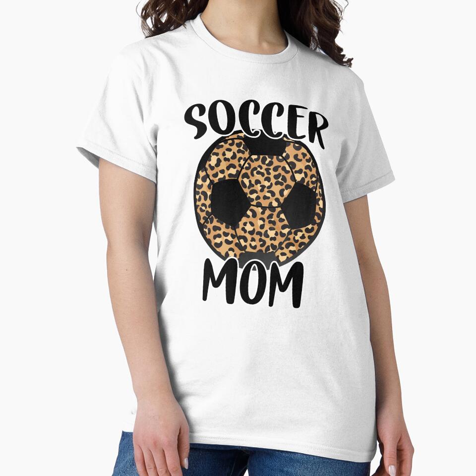 Soccer Mom, Leopard Heart, Soccer Mom Iron, Soccer ball, Gifts for Mom Happy Mother's Day by RaspberryEM