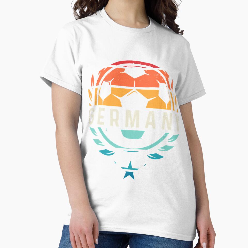 Retro Soccer Ball Germany Football Player 2021 by anaCryder