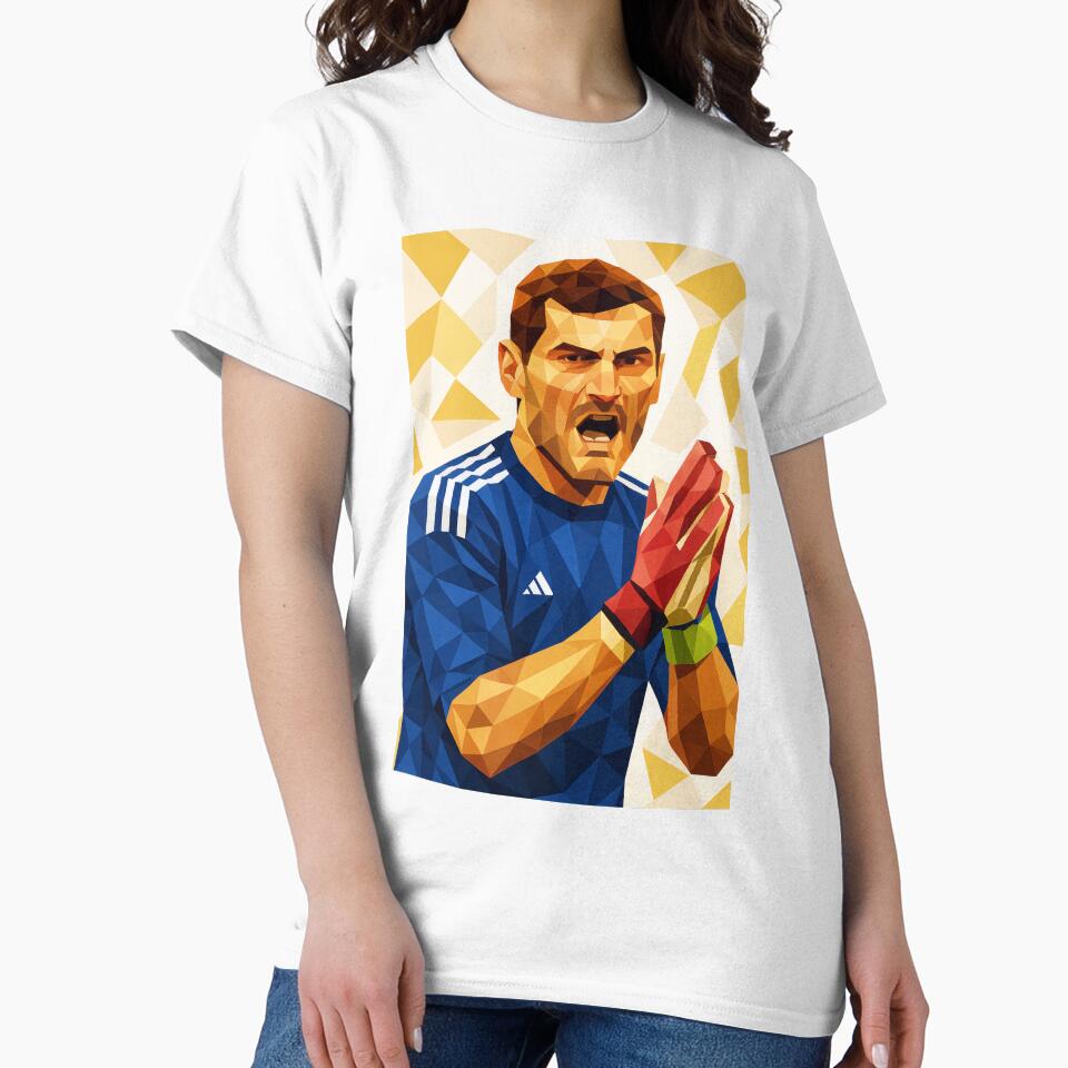 Iker Casillas Madrid Football Legend Soccer Icon Art by kakarikihill