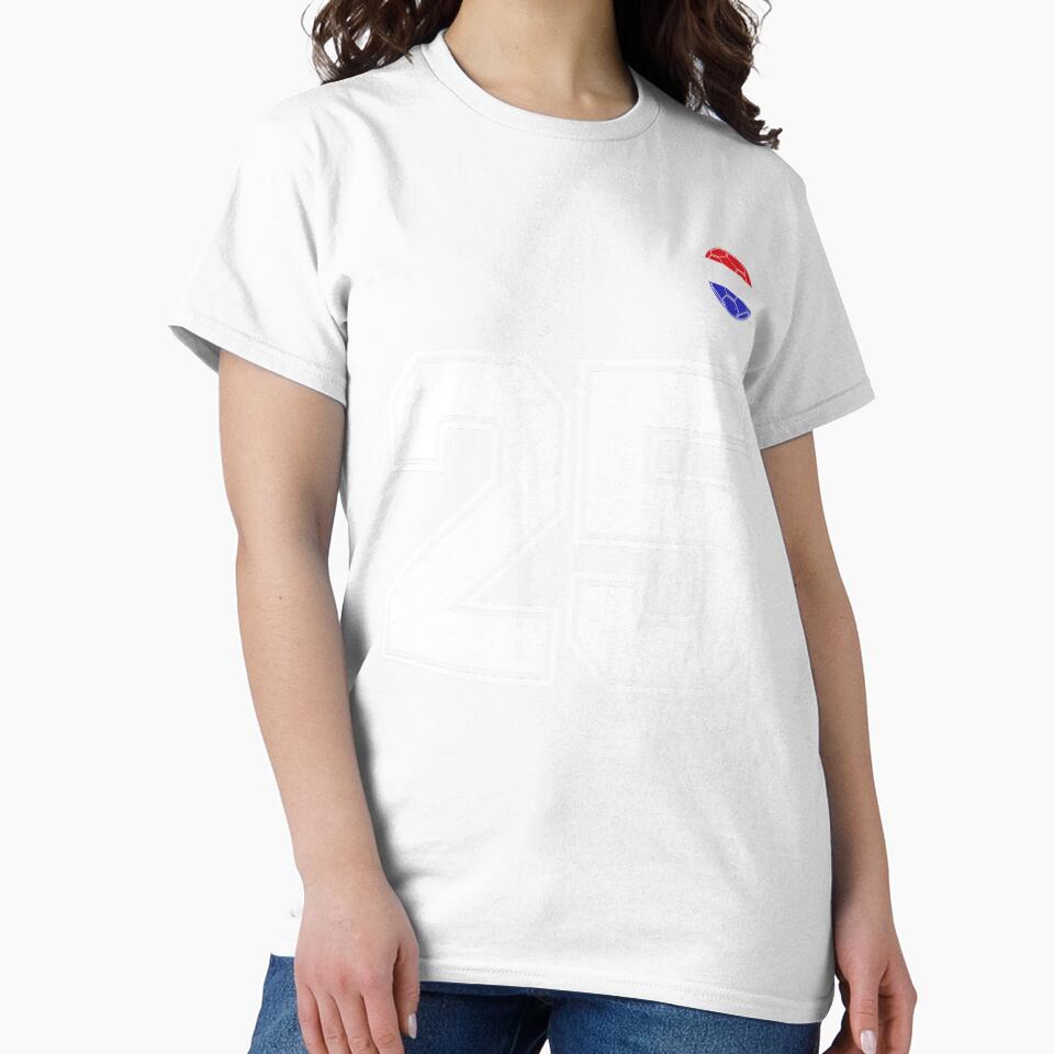 Netherlands Soccer Number 25 Vintage Sports Fan by LiviuGligoros