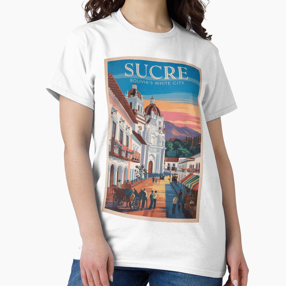 Sucre Vintage Travel Poster by TravelerRat