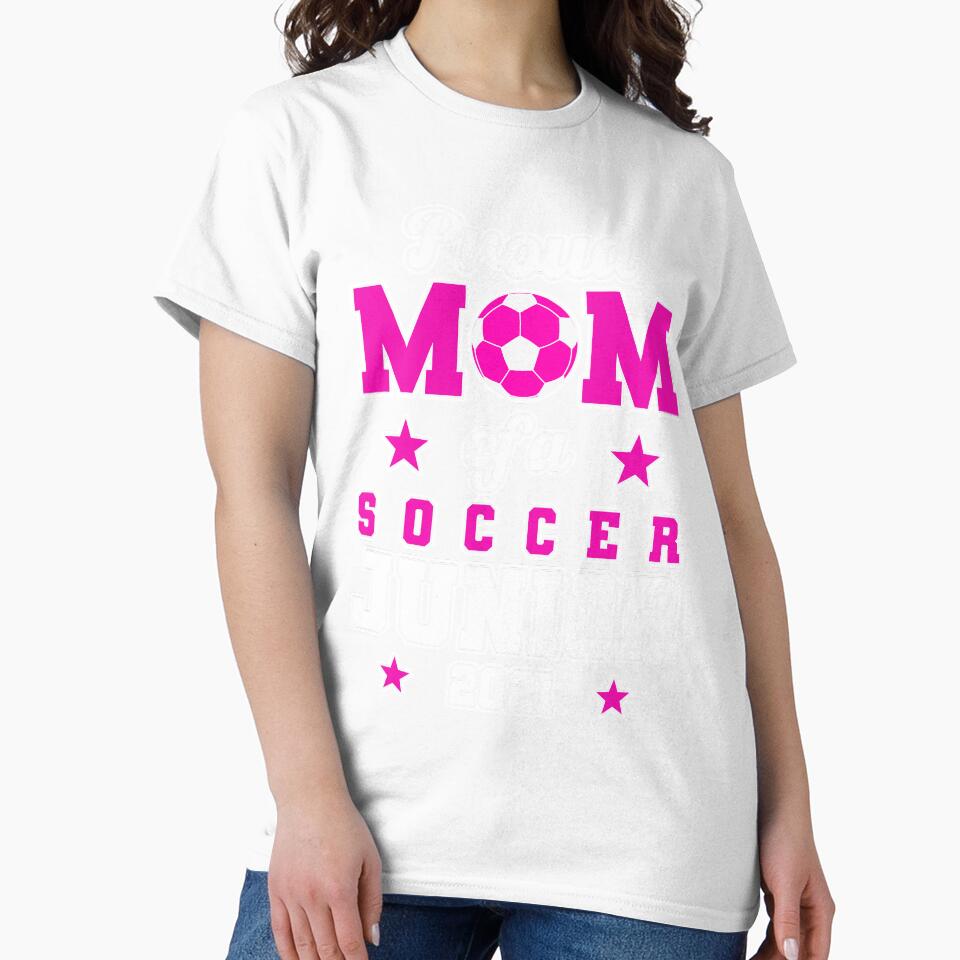 Proud Mom Of a Soccer Junior 2021, Volleyball Mom Funny Gift by Noahlaz