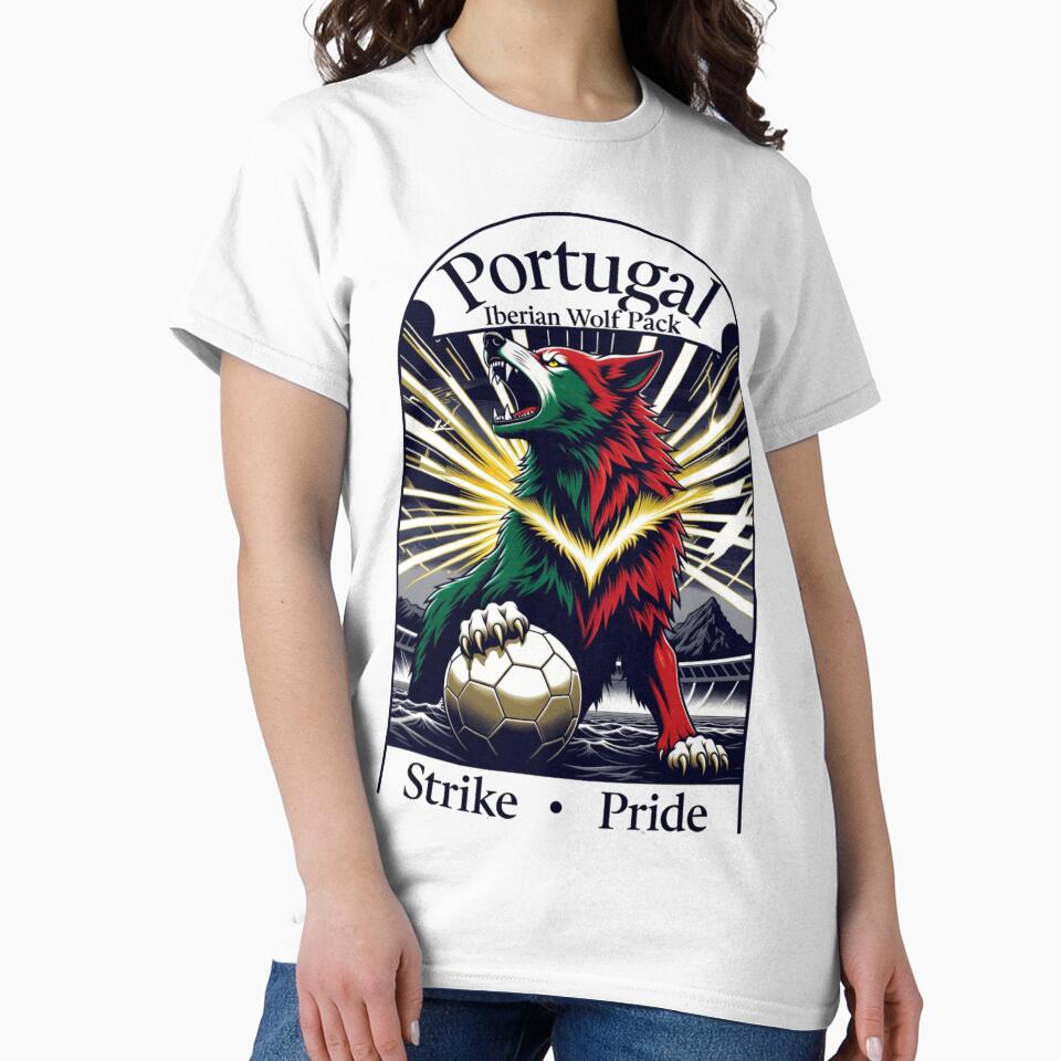 Iberian Wolf Portugal Triumph Tee, Soccer Pack Power Mug, Football Heritage Gift by YMLux