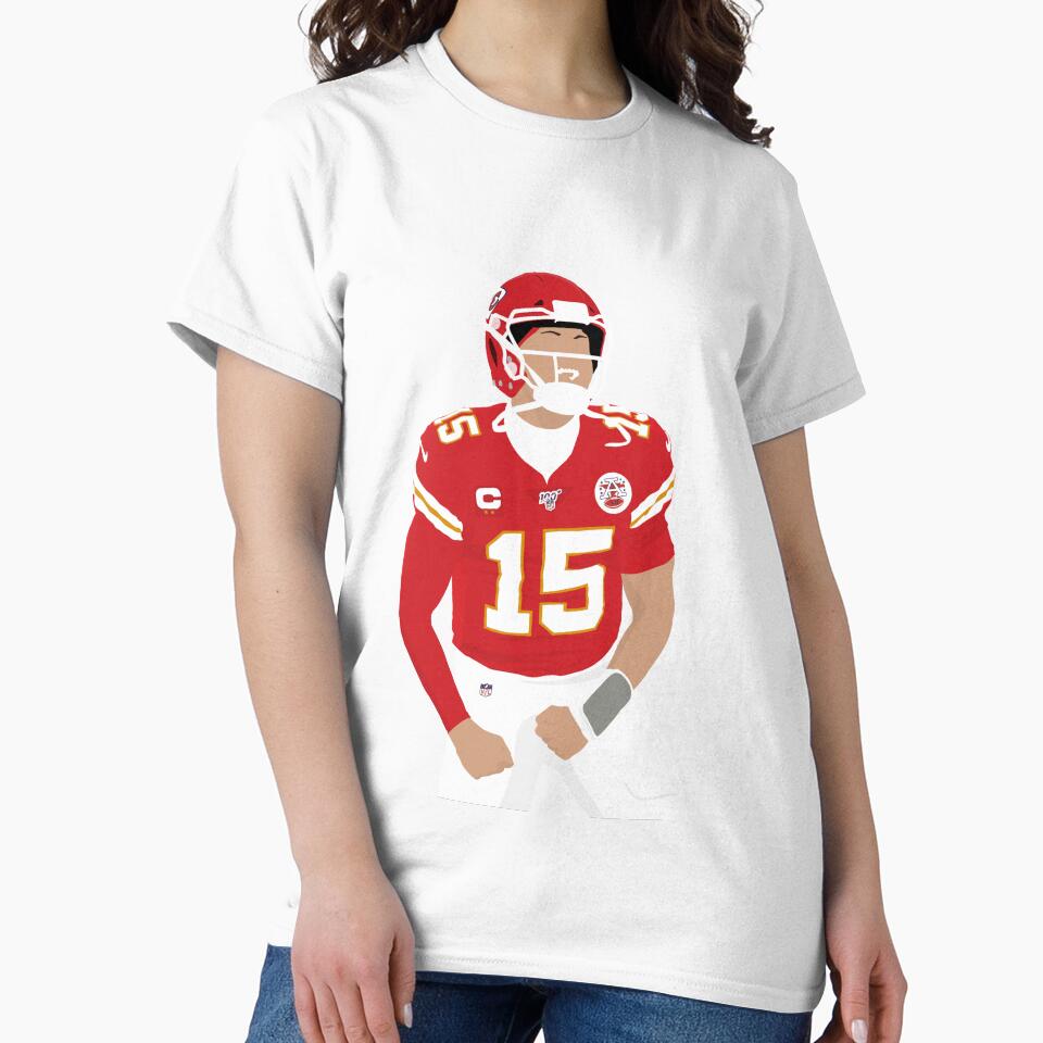Patrick Mahomes football illustration by ArlemUnivers