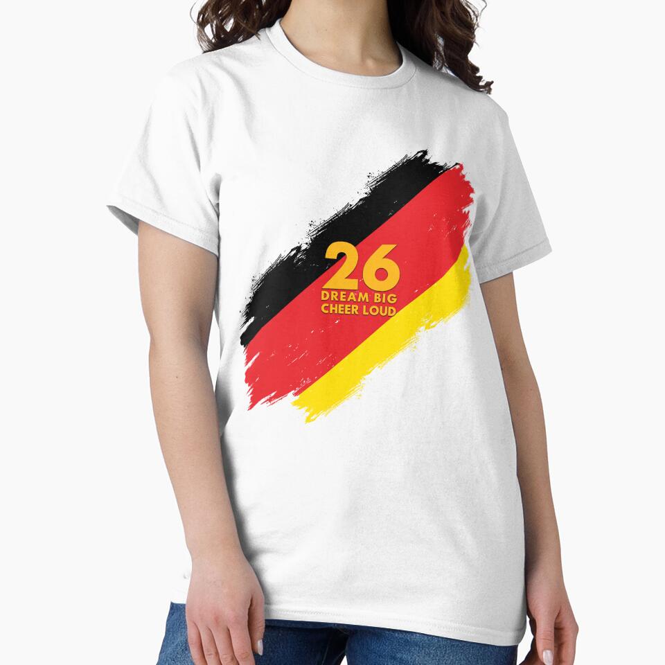 Germany Football 2026 Dream Big Cheer Loud by BananaPrint