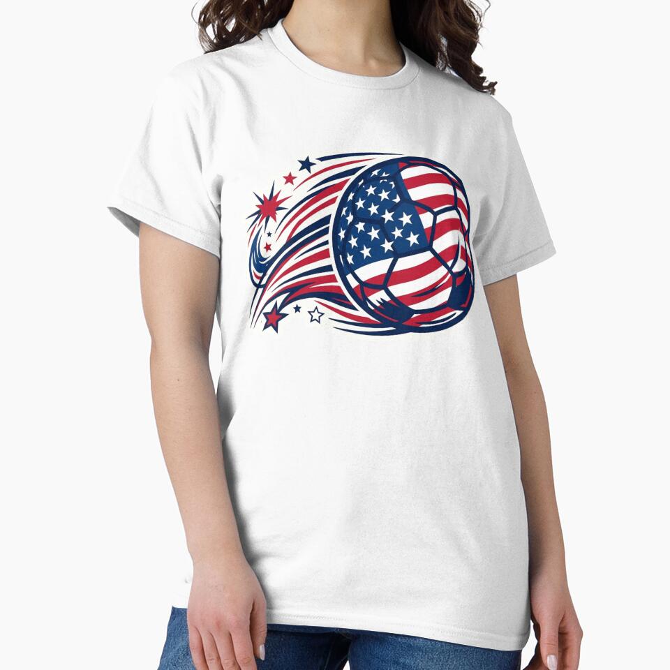 USA Patriotic Soccer Ball Stars by Majnon8bp