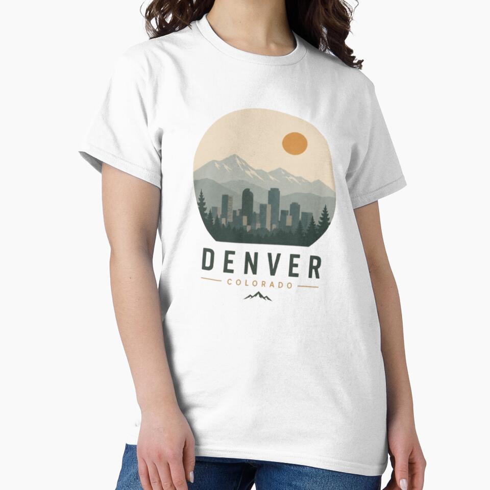 Denver, Colorado Apparel - Tshirt, Sweatshirts, Long Sleeve, Hats, Stickers by projectbadass