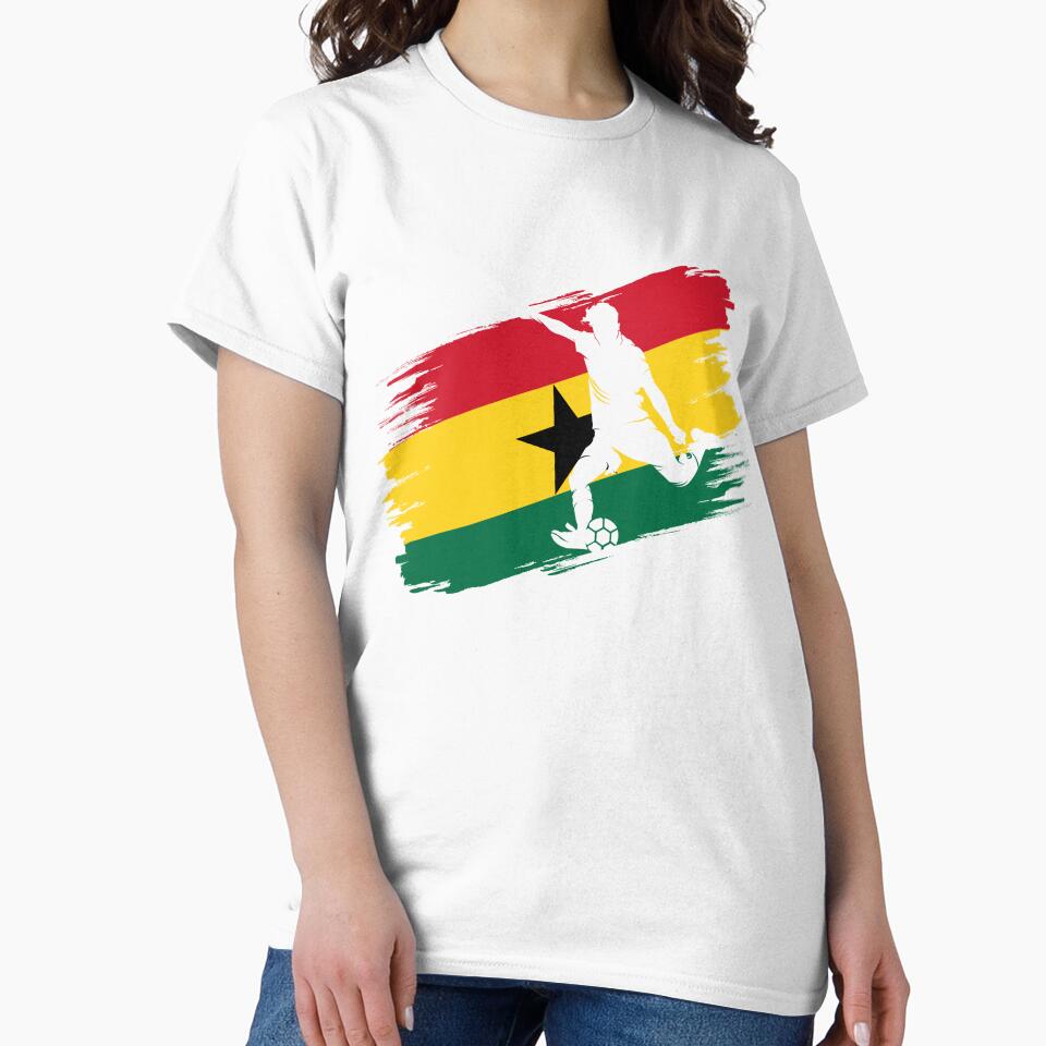 Ghana Flag Football Soccer Fan Jersey by xtocky