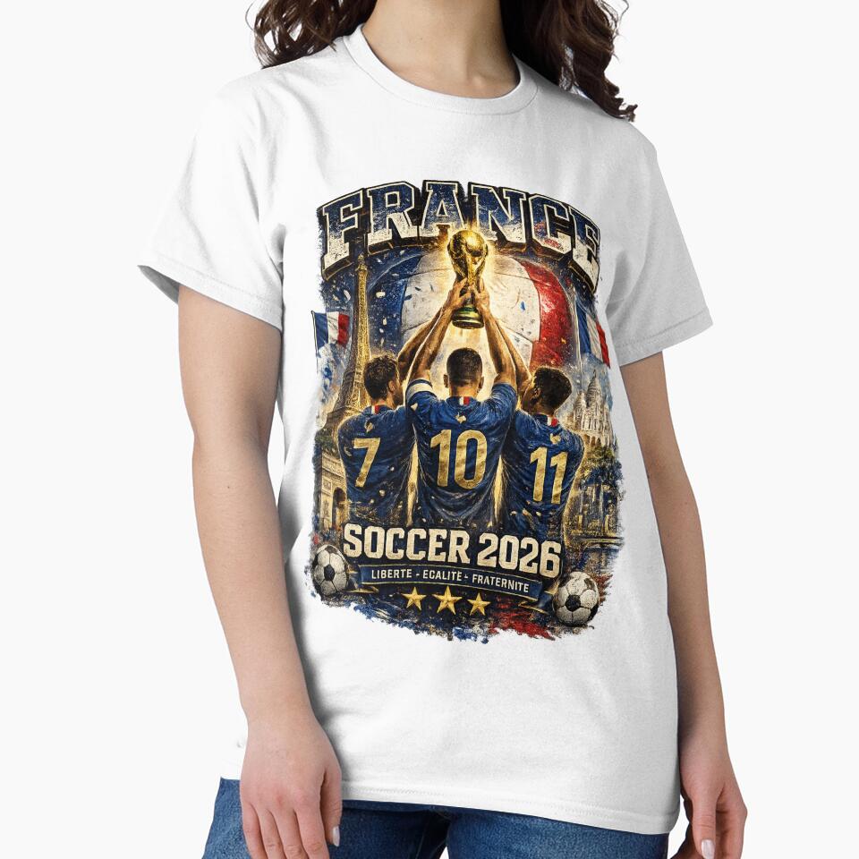 France Soccer 2026 Shirt – French Football Fan Gift by UrbanPrintVibes