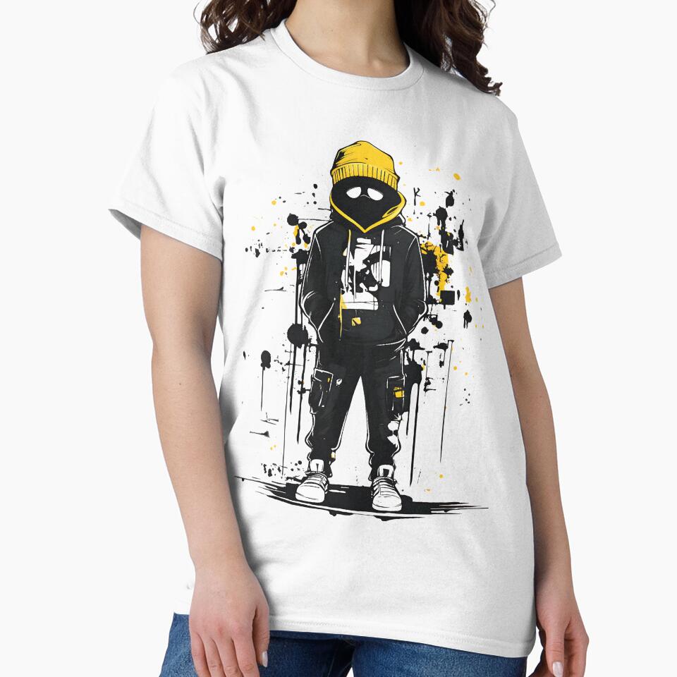Yellow & Black Streetwear Hoodie and Jogger Set - Urban Style for Trendsetters by Aagnyes