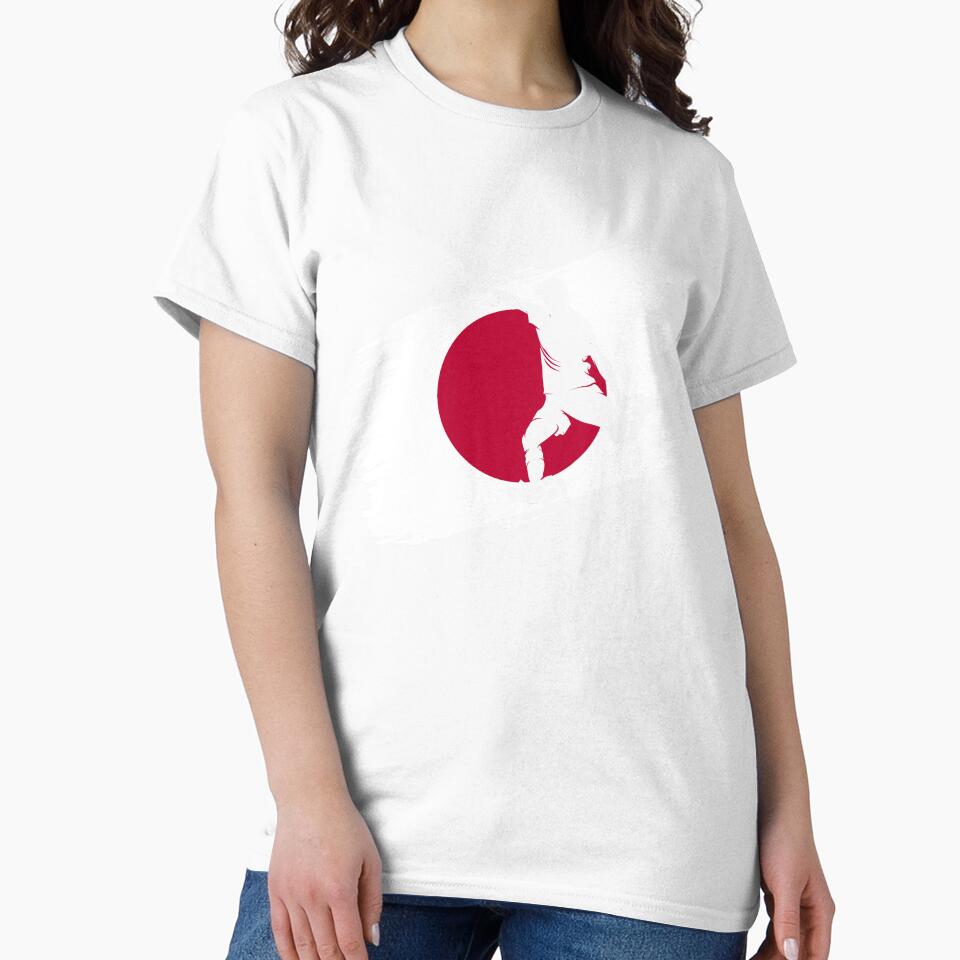 Japan Flag Football Soccer Fan Jersey by xtocky