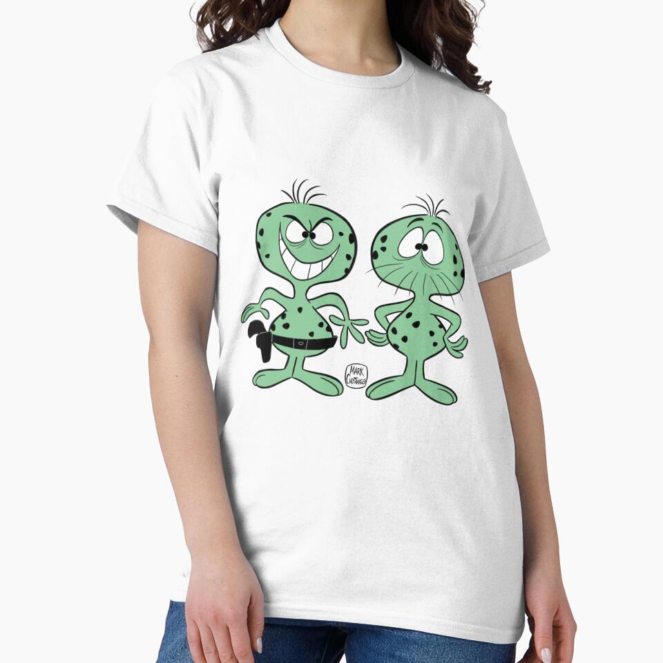Moon Men Aliens from Rocky and Bullwinkle by MARKSCARTOONART