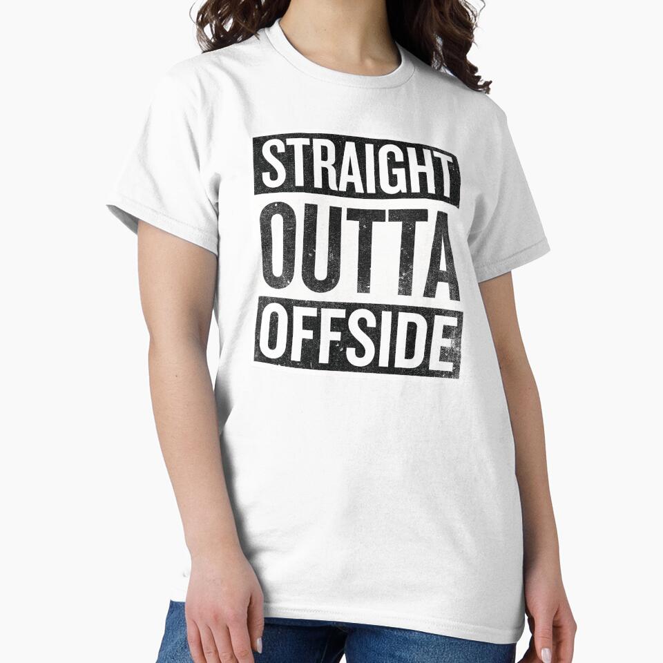 Straight Outta Offside - funny soccer by Numero14