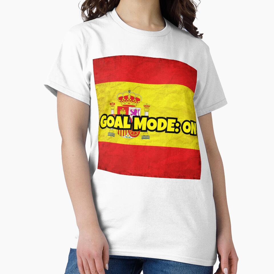 Spain Soccer Fan Shirt – GOALMODE: ON Football Tee by LovelyHappyGift