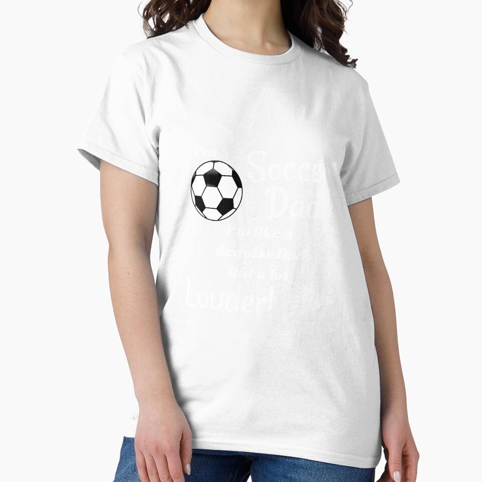 Loud Soccer Dad, Soccer Fan, Enthusiastic Dad, Shouting Dad, Megaphone Dad, Armchair Coach, Coach's Gift,  Father's Day Gift, by SmokeyRidge
