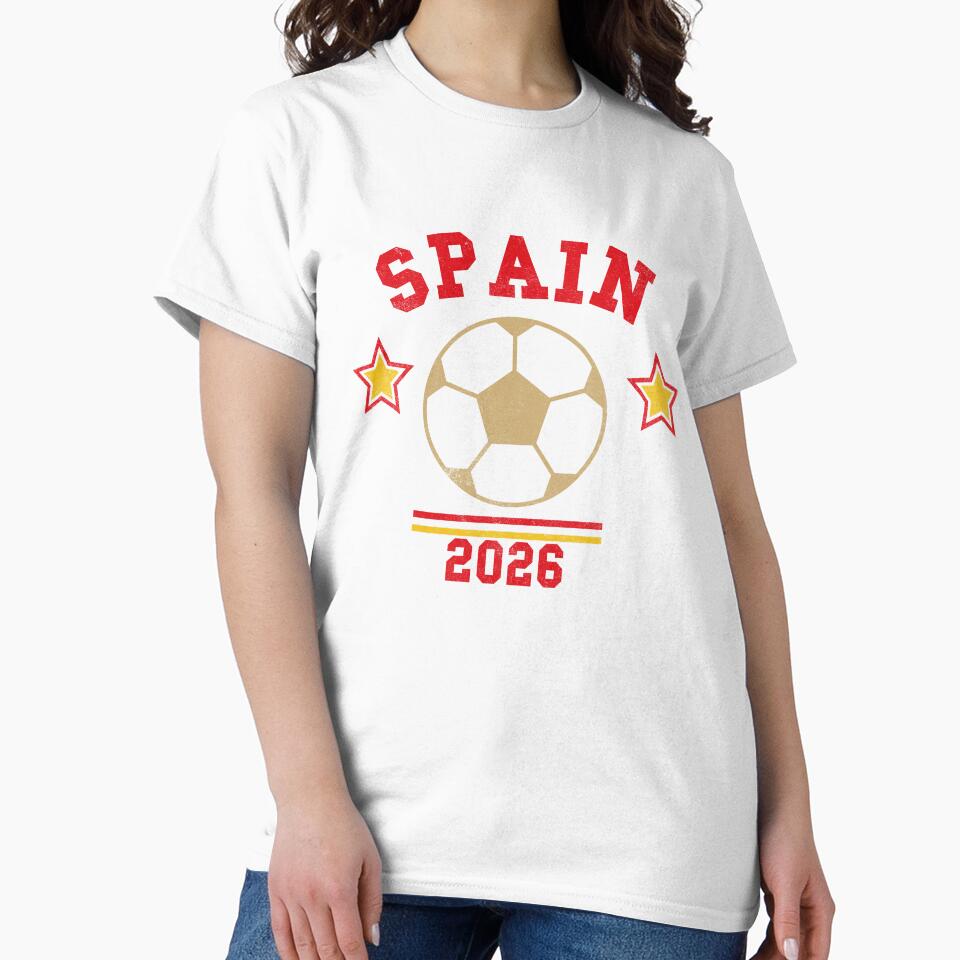 Spain 2026 — Vintage Soccer Tee by C & T ArtLab