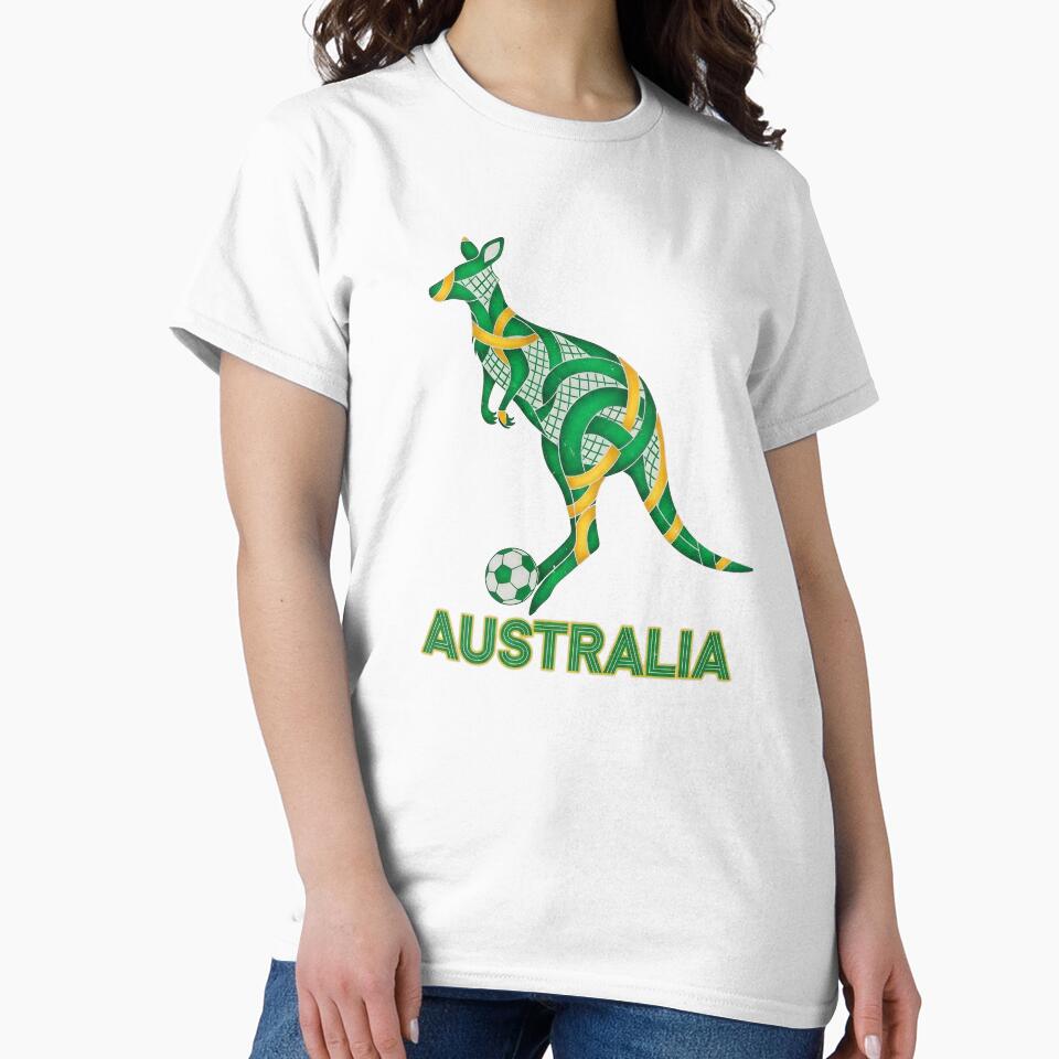 Geometric Kangaroo Australia Spirit by Majorprint