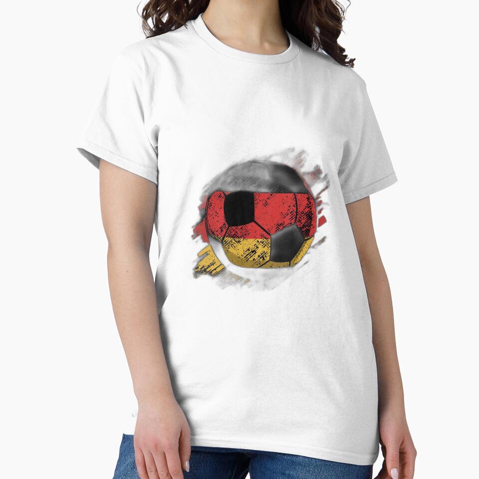 Germany Vintage Soccer Ball T-Shirt | FIFA 2026 German Football Fan Tee by YASboutik