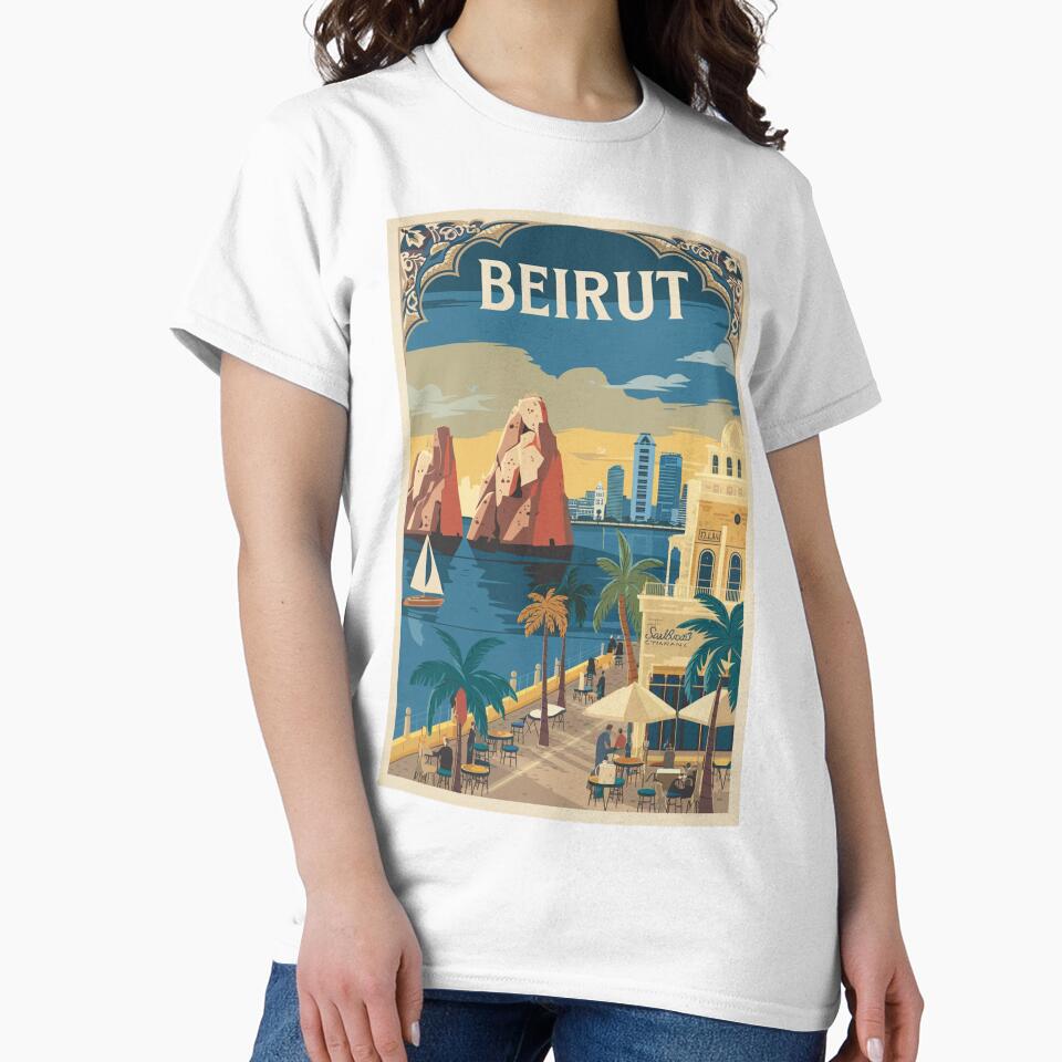 Beirut Vintage Travel Poster by TravelerRat