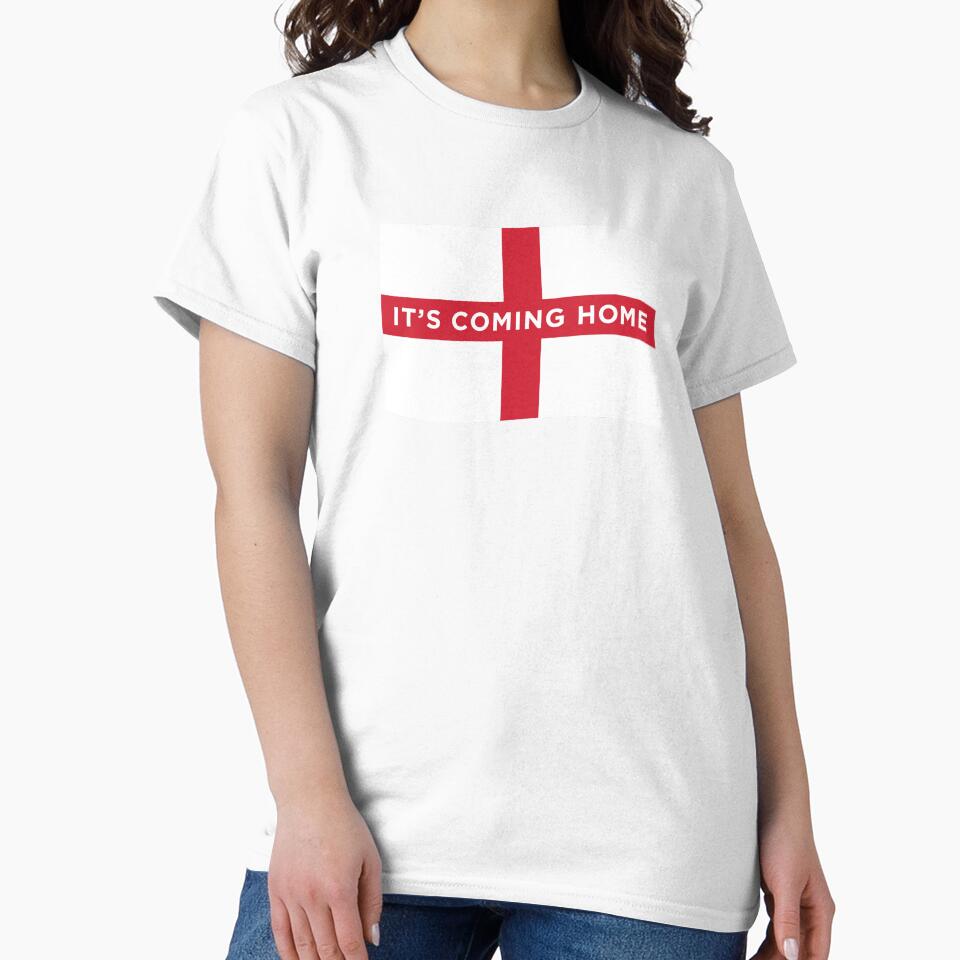 It's Coming Home England Wave Flag (On Red) by STUDIO-72