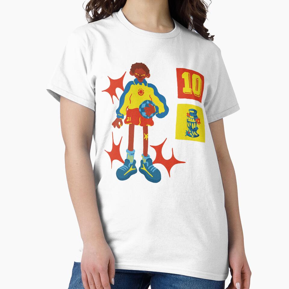 Soccer Character Retro Number 10 Mascot by Oniyasha