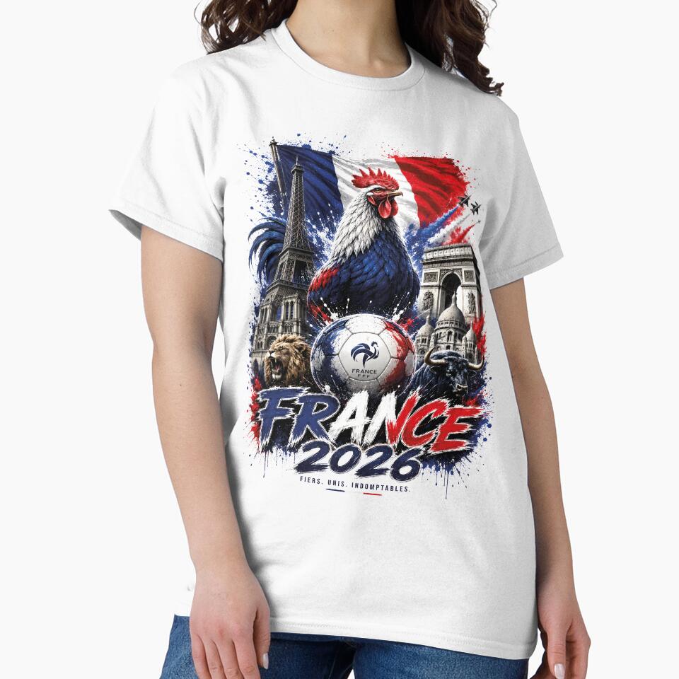 France 2026 Soccer Fan T-Shirt – French Rooster Football Supporter Tee, Patriotic France Fan Shirt, Vintage National Team Graphic by al21ex