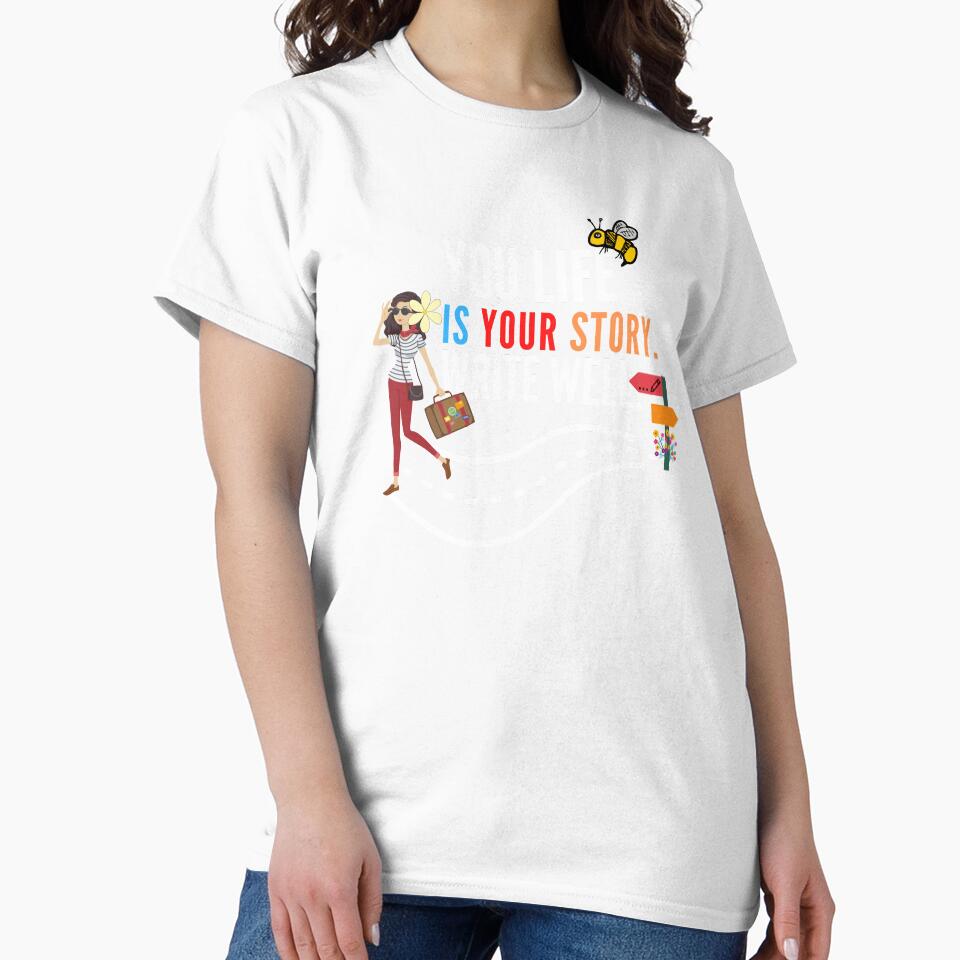 you life is your story write well t shirt by Farmsuk