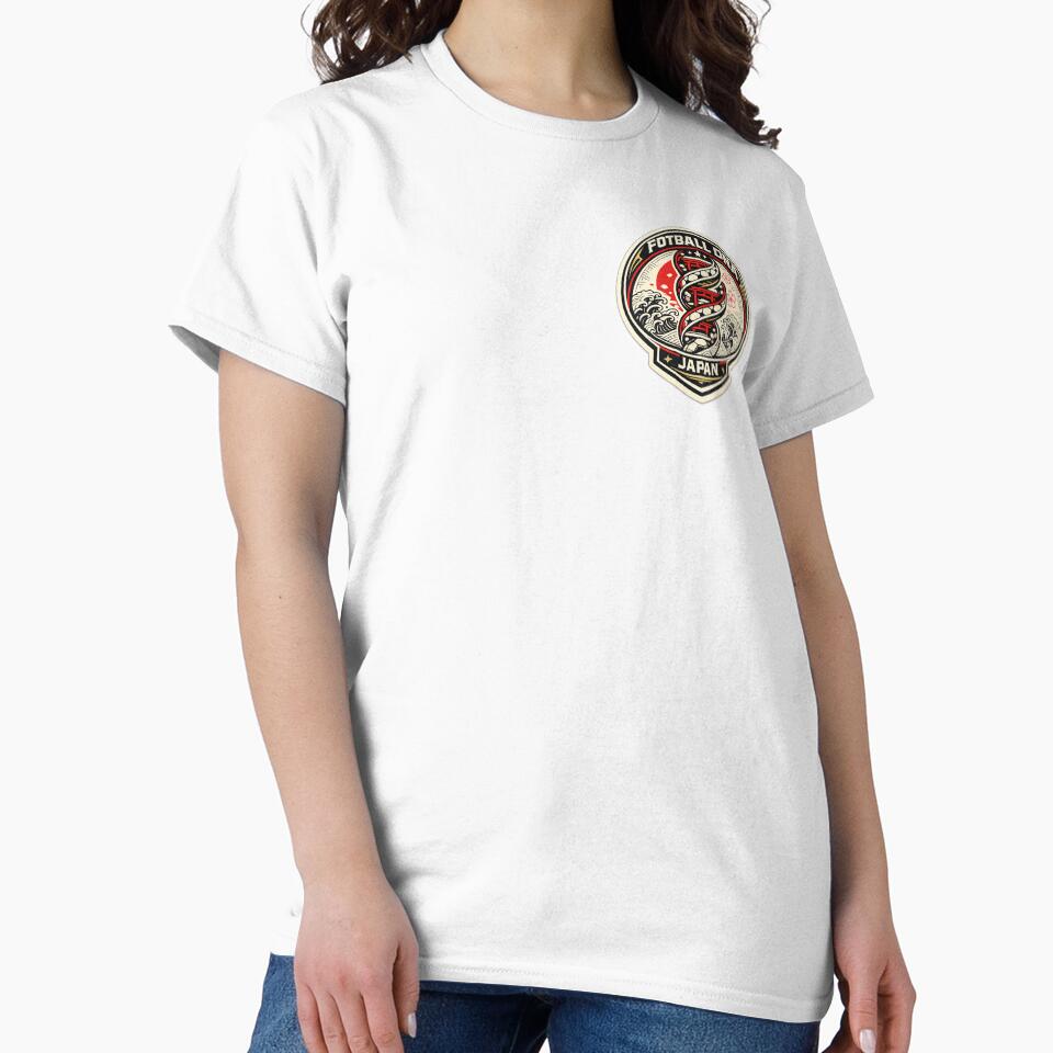 Football DNA Japan T-Shirt | Japanese Soccer Fan Design by Atlas Ink Lab