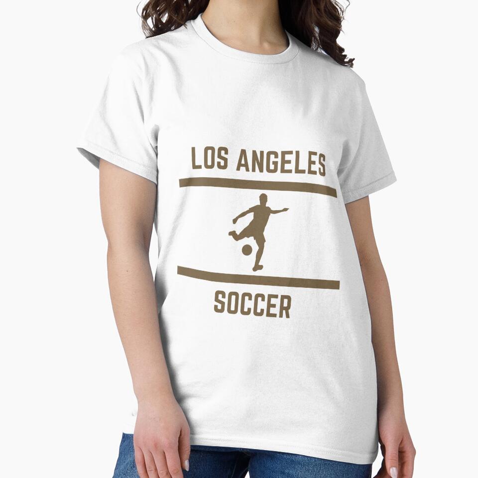 Gold Color Los Angeles Soccer by IssaraStudio